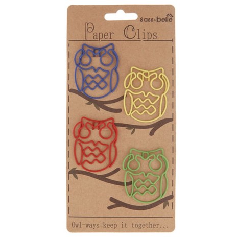 Owl Paperclips